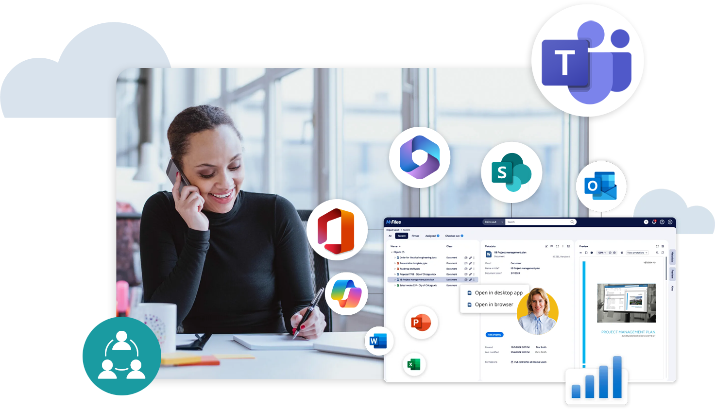 Website-image-Teams-woman-screen-narrow-stroke